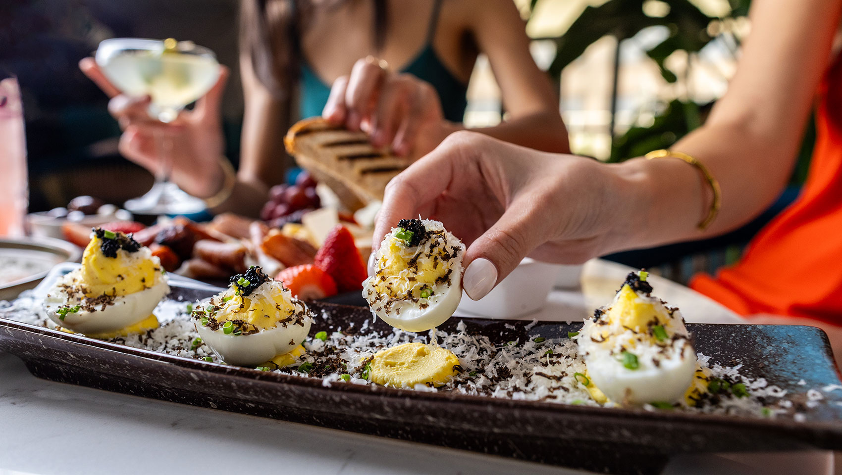 deviled eggs at high praise