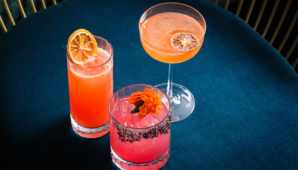 image of colorful cocktails